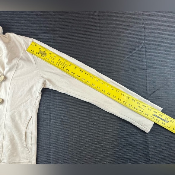 Lucky Brand Off-White Cotton Button Cardigan Jacket - Picture 8 of 10